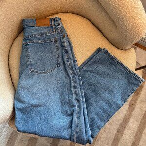 👖 Madewell The Perfect Vintage Wide-Leg Crop Jean Size 29